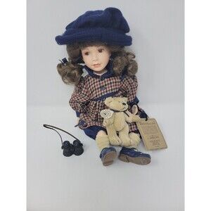 Boyds Bears Yesterdays Child Doll Allison & Andy Birdwatchin 1st Ed. w/COA 1999